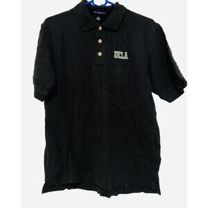 UCLA Polo Shirt Bruins Men Size Medium By Velocity Black University So. Cali Man